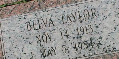 Belva Taylor Belva Taylor