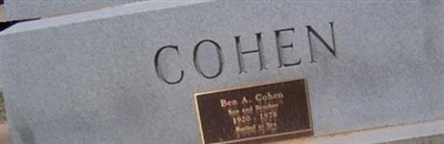 Ben A. Cohen Ben A. Cohen