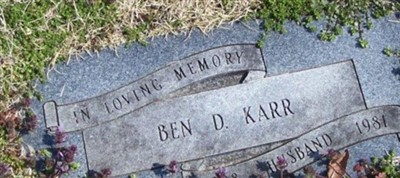 Ben D. Karr