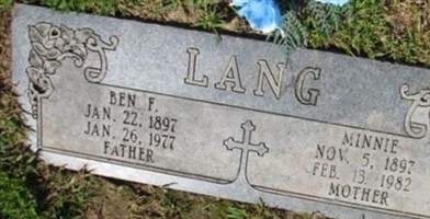 Ben F Lang