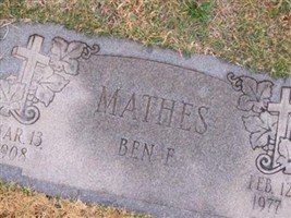 Ben F Mathes Ben F Mathes