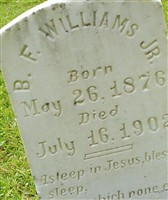 Ben F Williams, Jr Ben F Williams, Jr