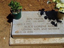 Ben Frank Rorie Ben Frank Rorie