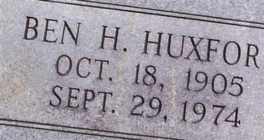 Ben H Huxford