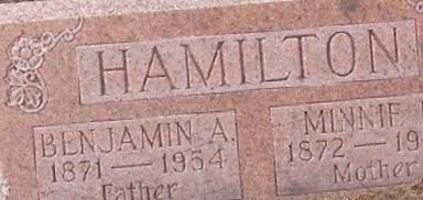 Benjamin A Hamilton Benjamin A Hamilton