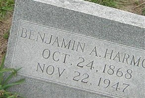 Benjamin A Harmon Benjamin A Harmon