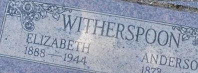 Benjamin Anderson Witherspoon Benjamin Anderson Witherspoon