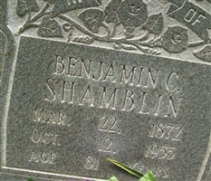 Benjamin C Shamblin Benjamin C Shamblin