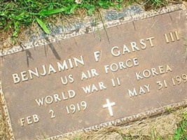 Benjamin D. Garst, III Benjamin D. Garst, III