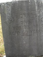 Benjamin F Counterman Benjamin F Counterman