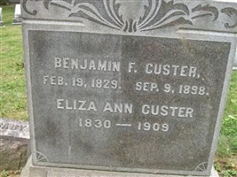 Benjamin F Custer Benjamin F Custer