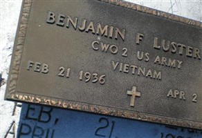 Benjamin F. Luster, Jr Benjamin F. Luster, Jr