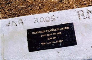 Benjamin Franklin Allen Benjamin Franklin Allen