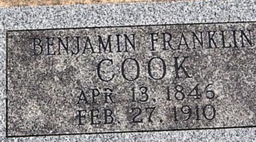Benjamin Franklin Cook Benjamin Franklin Cook