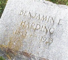 Benjamin Franklin Harding Benjamin Franklin Harding