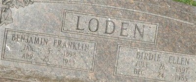 Benjamin Franklin Loden Benjamin Franklin Loden