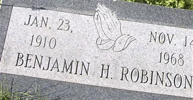 Benjamin H Robinson Benjamin H Robinson