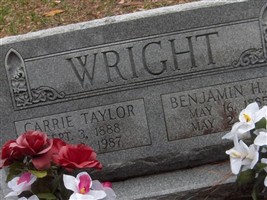 Benjamin H Wright, Sr Benjamin H Wright, Sr