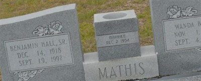 Benjamin Hall Mathis, Sr Benjamin Hall Mathis, Sr