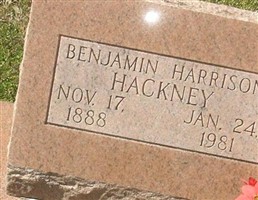 Benjamin Harrison Hackney Benjamin Harrison Hackney