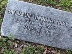 Benjamin Herbert Rice, Jr