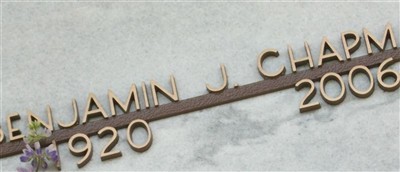 Benjamin J. Chapman Benjamin J. Chapman