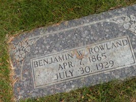 Benjamin W Rowland