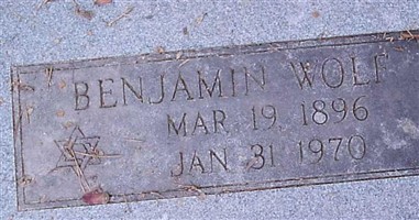Benjamin Wolf Benjamin Wolf