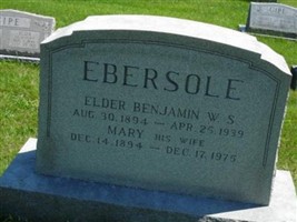 Benjamin W S Ebersole Benjamin W S Ebersole