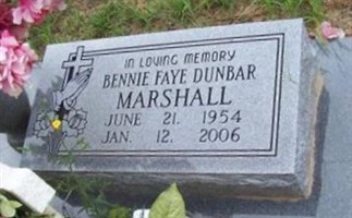 Bennie Faye Dunbar Marshall