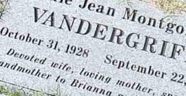 Bennie Jean Montgomery Vandergriff
