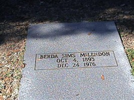Berda Sims McLendon