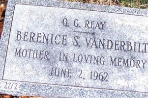 Berenice S Vanderbilt