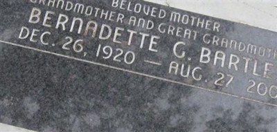 Bernadette G. Bartley