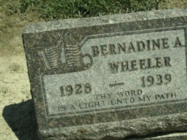 Bernadine A. Wheeler Bernadine A. Wheeler