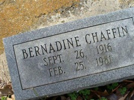 Bernadine Chaffin