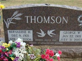 Bernadine H Piper Thomson