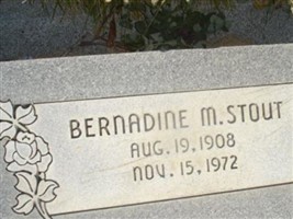 Bernadine M Stout