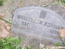 Bernadine Ruth Mosley Bernadine Ruth Mosley