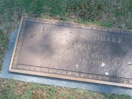 Bernadine Sharp Corley Bernadine Sharp Corley