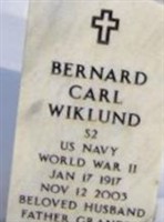 Bernard Carl Wiklund Bernard Carl Wiklund