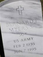 Bernard F Myers, Sr