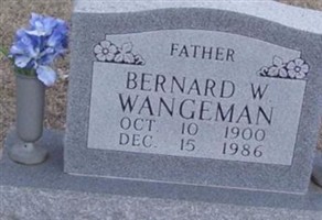 Bernard W. Wangeman Bernard W. Wangeman