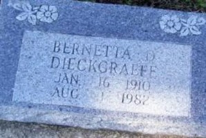 Bernetta D. Dieckgraefe Bernetta D. Dieckgraefe