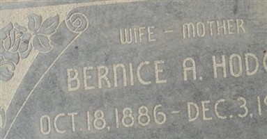 Bernice Anna Knoll Hodge