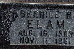 Bernice B. Elam Bernice B. Elam