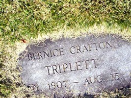 Bernice Crafton Triplett Bernice Crafton Triplett