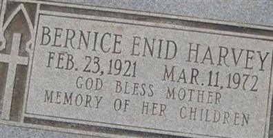Bernice Enid Harvey Bernice Enid Harvey