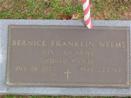 Bernice Franklin Weems