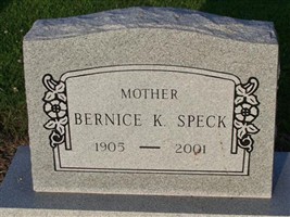 Bernice K. Speck Bernice K. Speck